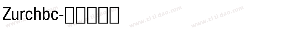 Zurchbc字体转换
