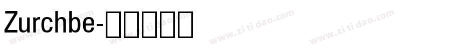 Zurchbe字体转换