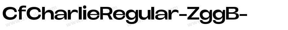 CfCharlieRegular-ZggB字体转换