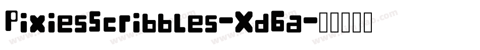 PixiesScribbles-Xd6a字体转换