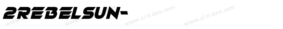 2RebelsUn字体转换