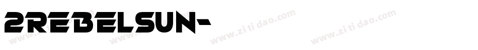 2RebelsUn字体转换
