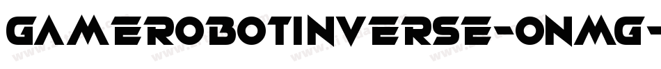 GameRobotInverse-0nMG字体转换