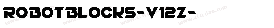 RobotBlocks-V12Z字体转换