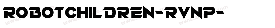 RobotChildren-rVnp字体转换