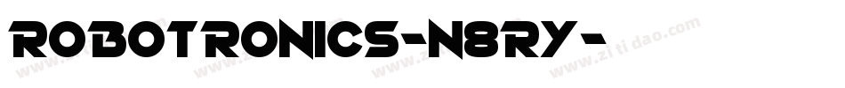 Robotronics-n8RY字体转换