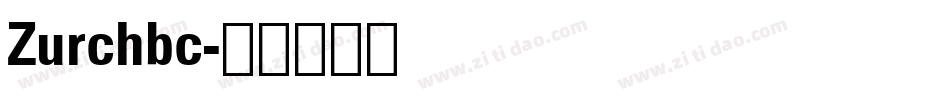 Zurchbc字体转换
