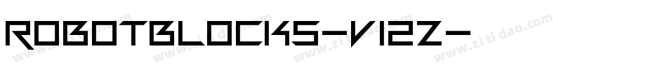 RobotBlocks-V12Z字体转换