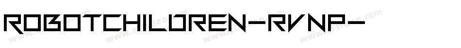 RobotChildren-rVnp字体转换