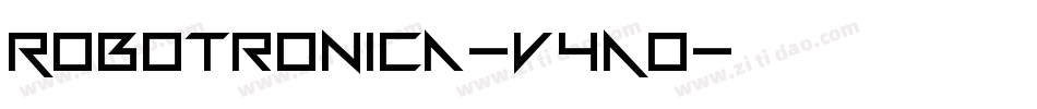 Robotronica-v4AO字体转换