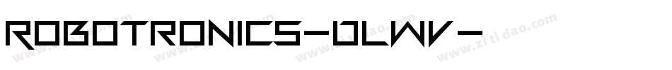 Robotronics-dLwV字体转换
