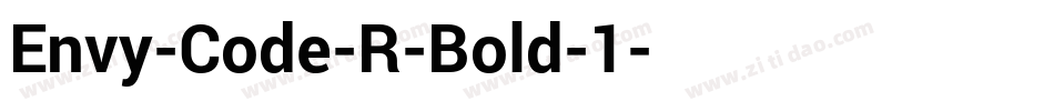 Envy-Code-R-Bold-1字体转换