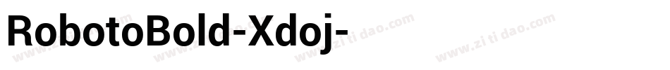 RobotoBold-Xdoj字体转换