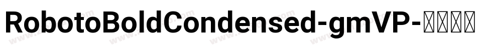 RobotoBoldCondensed-gmVP字体转换