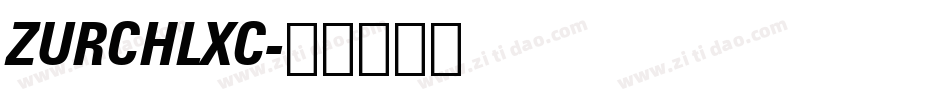 ZURCHLXC字体转换