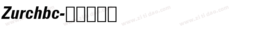 Zurchbc字体转换