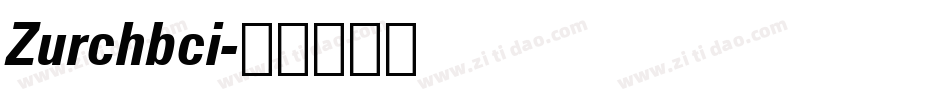 Zurchbci字体转换