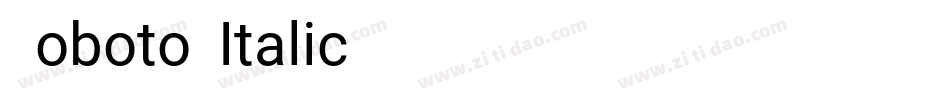 Roboto-Italic-9字体转换