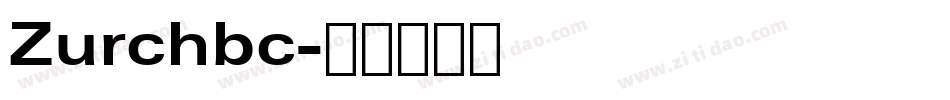 Zurchbc字体转换