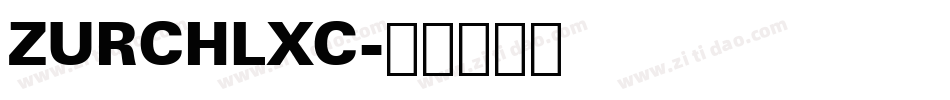 ZURCHLXC字体转换