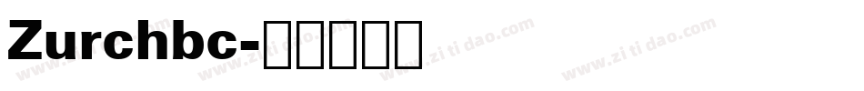 Zurchbc字体转换