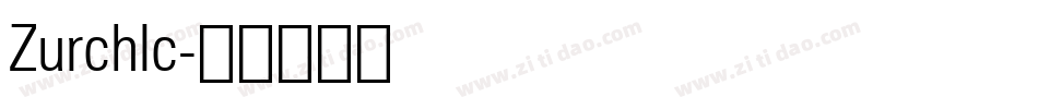 Zurchlc字体转换