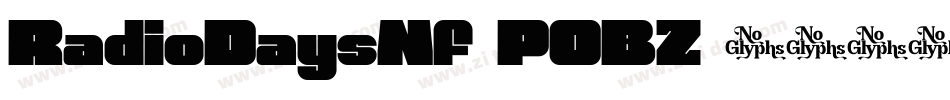 RadioDaysNf-POBZ字体转换