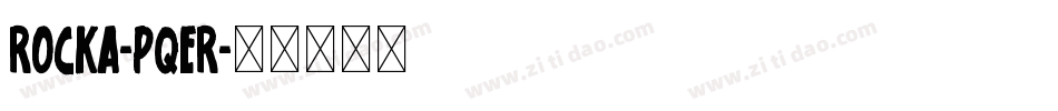 Rocka-pqER字体转换