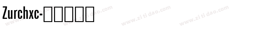 Zurchxc字体转换