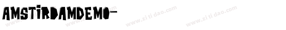 AmstirdamDemo字体转换