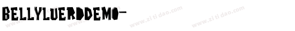 BellyluerdDemo字体转换