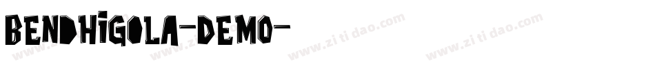 Bendhigola-DEMO字体转换