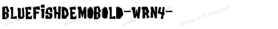 BluefishDemoBold-WRn4字体转换