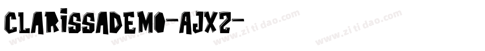 ClarissaDemo-AjX2字体转换
