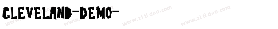 Cleveland-DEMO字体转换