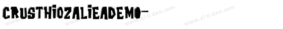 CrusthiOzalieaDemo字体转换