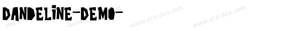 Dandeline-Demo字体转换 Dandeline-Demo字体转换