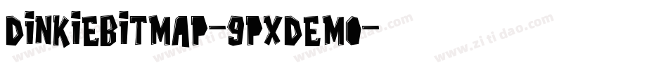 DinkieBitmap-9pxDemo字体转换