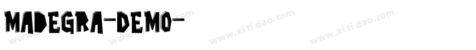 Madegra-DEMO字体转换
