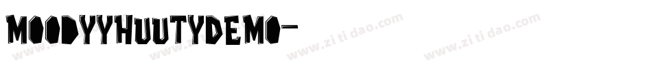 MoodyYhuutyDemo字体转换