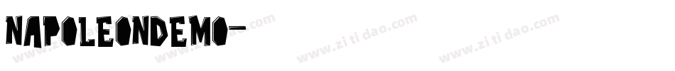 NapoleonDemo字体转换