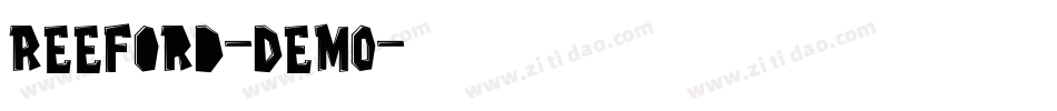 Reeford-DEMO字体转换