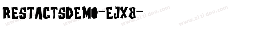 RestactsDemo-Ejx8字体转换 RestactsDemo-Ejx8字体转换