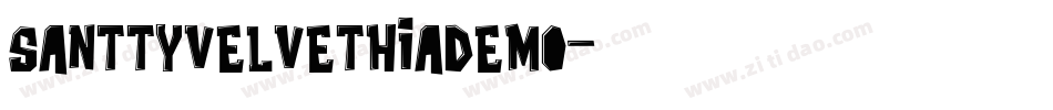 SanttyVelvethiaDemo字体转换