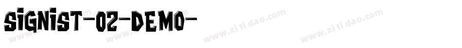 Signist-02-DEMO字体转换