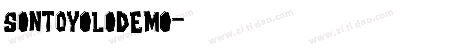 SontOyoloDemo字体转换
