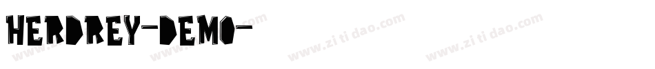 herdrey-demo字体转换
