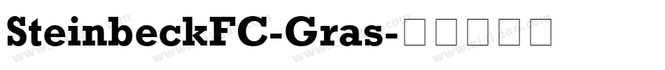 SteinbeckFC-Gras字体转换