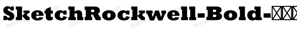 SketchRockwell-Bold字体转换