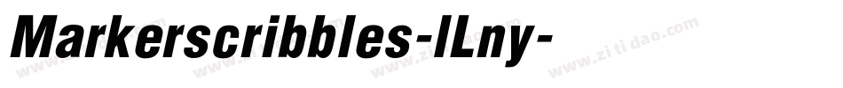 Markerscribbles-lLny字体转换